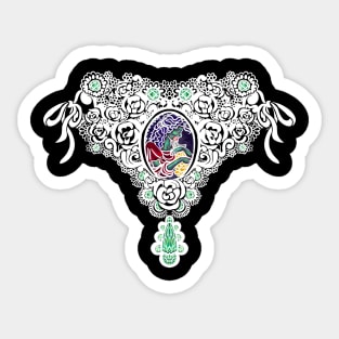 “The Curse of the Corpse Girl Cameo” Sticker